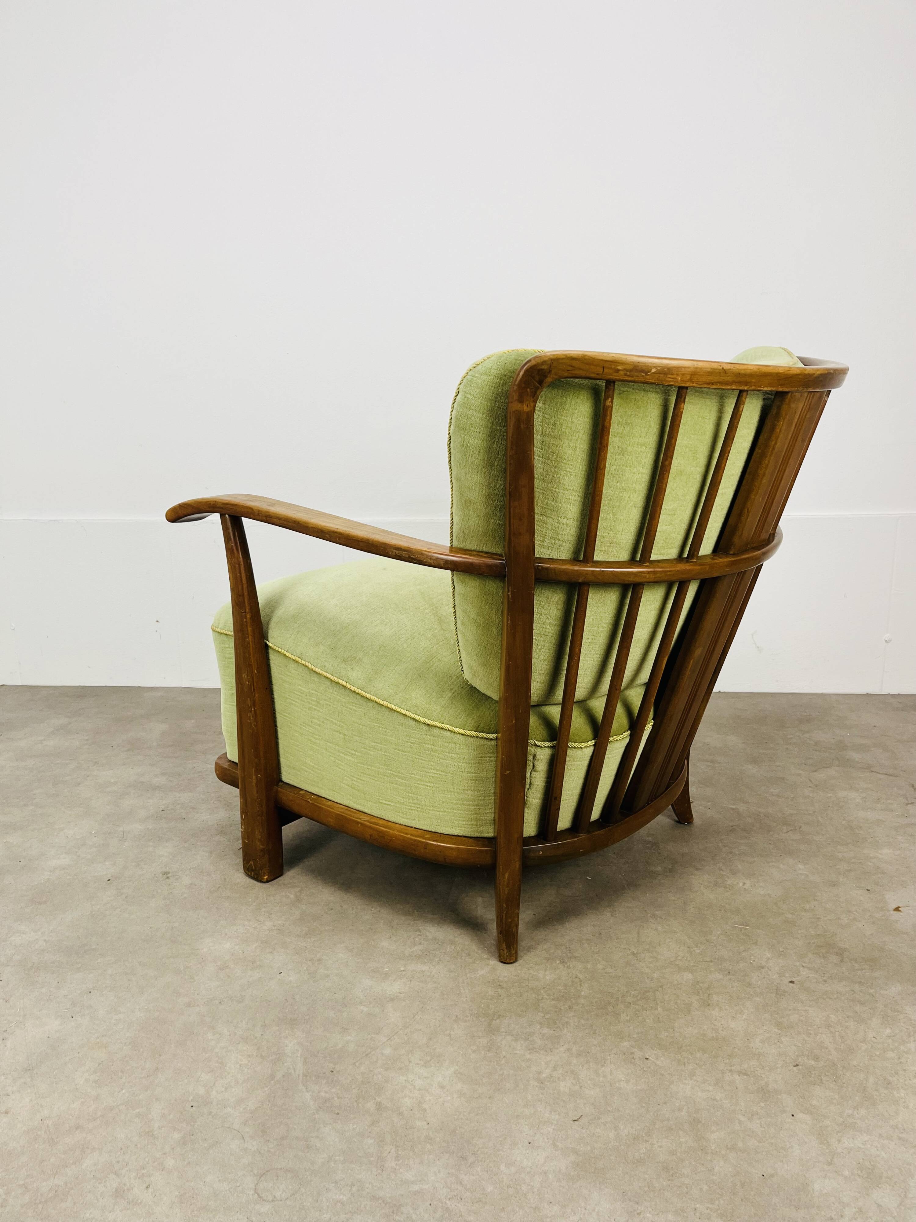 Fritz Hansen armchair 1594 1940s Scandinavian