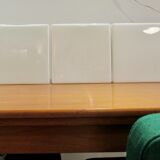 Vintage white glass Lita ceiling lamp