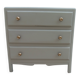 1950s commode enhanced in verdigris.