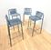 Set of 4 Tribeca 3667 stools, Pedrali