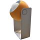 Paire de lampes Space Age eyeball orange par Massive Belgique