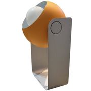 Pair of Space Age orange eyeball lamps by Massive Belgium