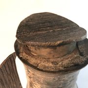 Italian brutalist lidded bronze jug by Lorenzo Burchiellaro, 1960s