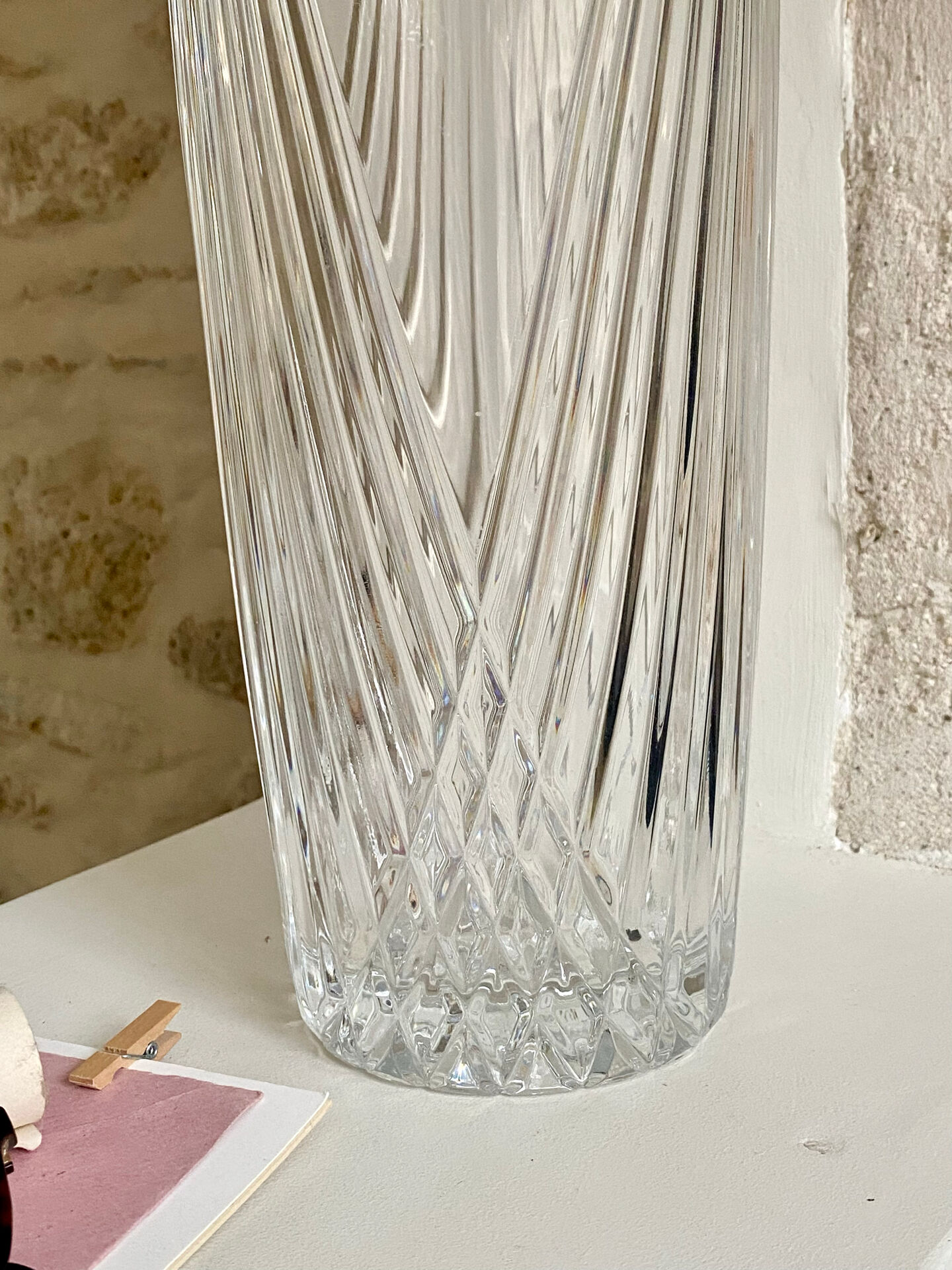 Crystal vase from Arques