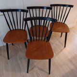 Set of 4 Fanett type chairs