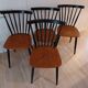 Suite de 4 chaises type Fanett