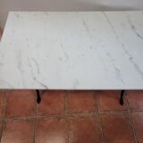 Table de bistrot dessus marbre