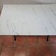 Table de bistrot dessus marbre