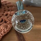 Soliflore vintage bleu