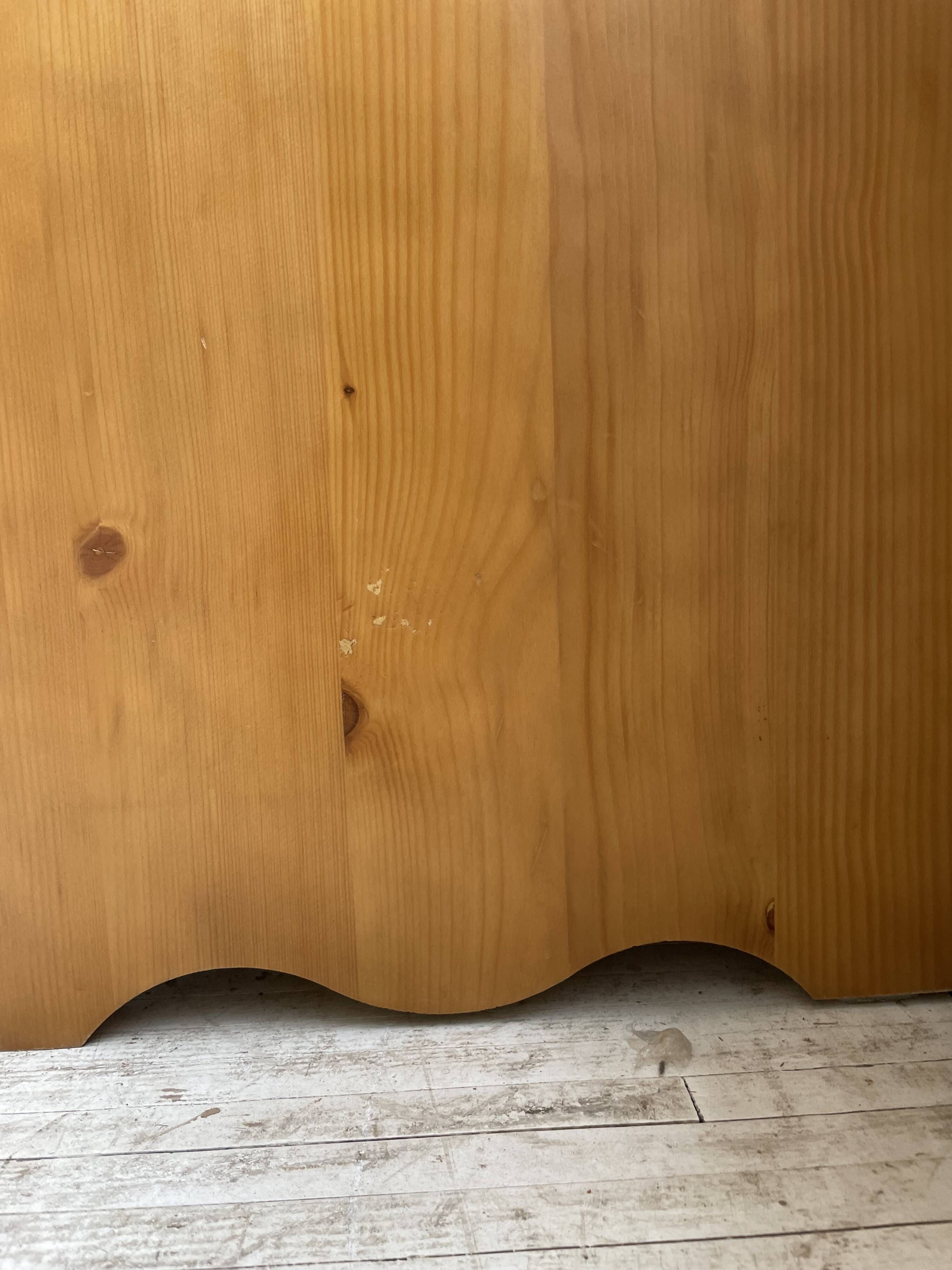 80s pine chest of drawers, mountain furniture