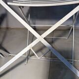 Bistro-style folding garden furniture set – table and 3 chairs