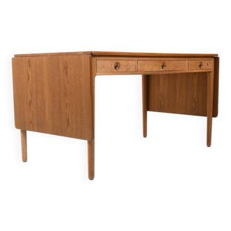 Beau bureau danois Hans J. Wegner AT-305 Andreas Tuck années 1950.