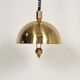 Florian Schulz Brass Pendant with Lights, Germany, 1970