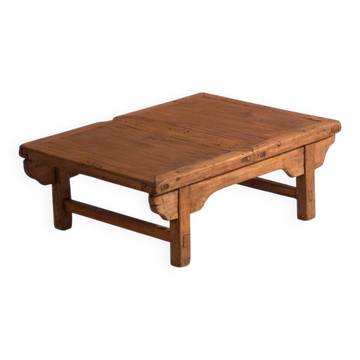 Antique pine coffee table – China, circa 1890
