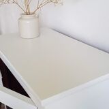 Old white parisian wardrobe