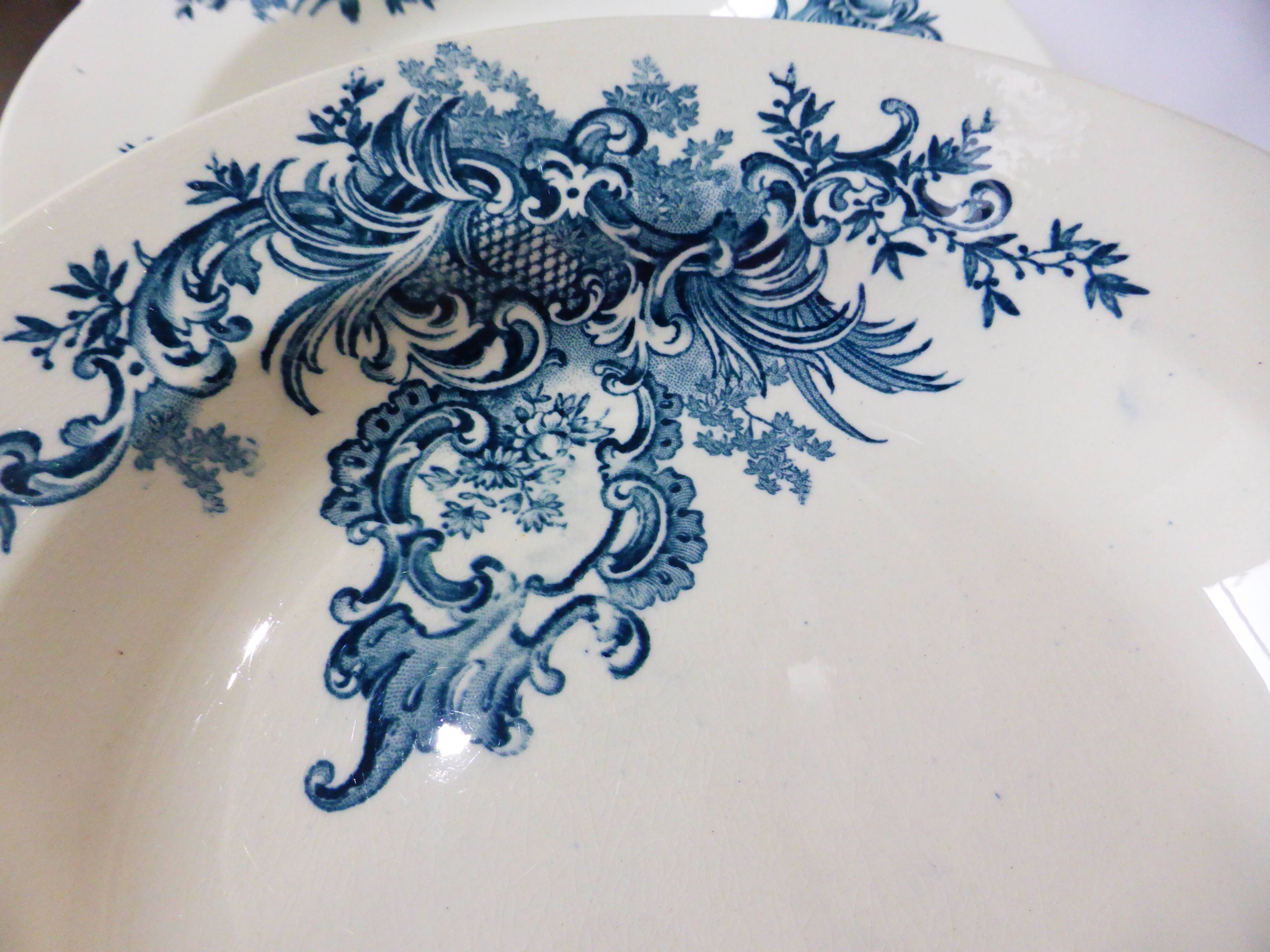 4 vintage deep plates from BFK model Regent 220522