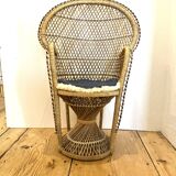 Children's rattan chair