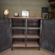 Riveted metal sideboard cabinet 1940