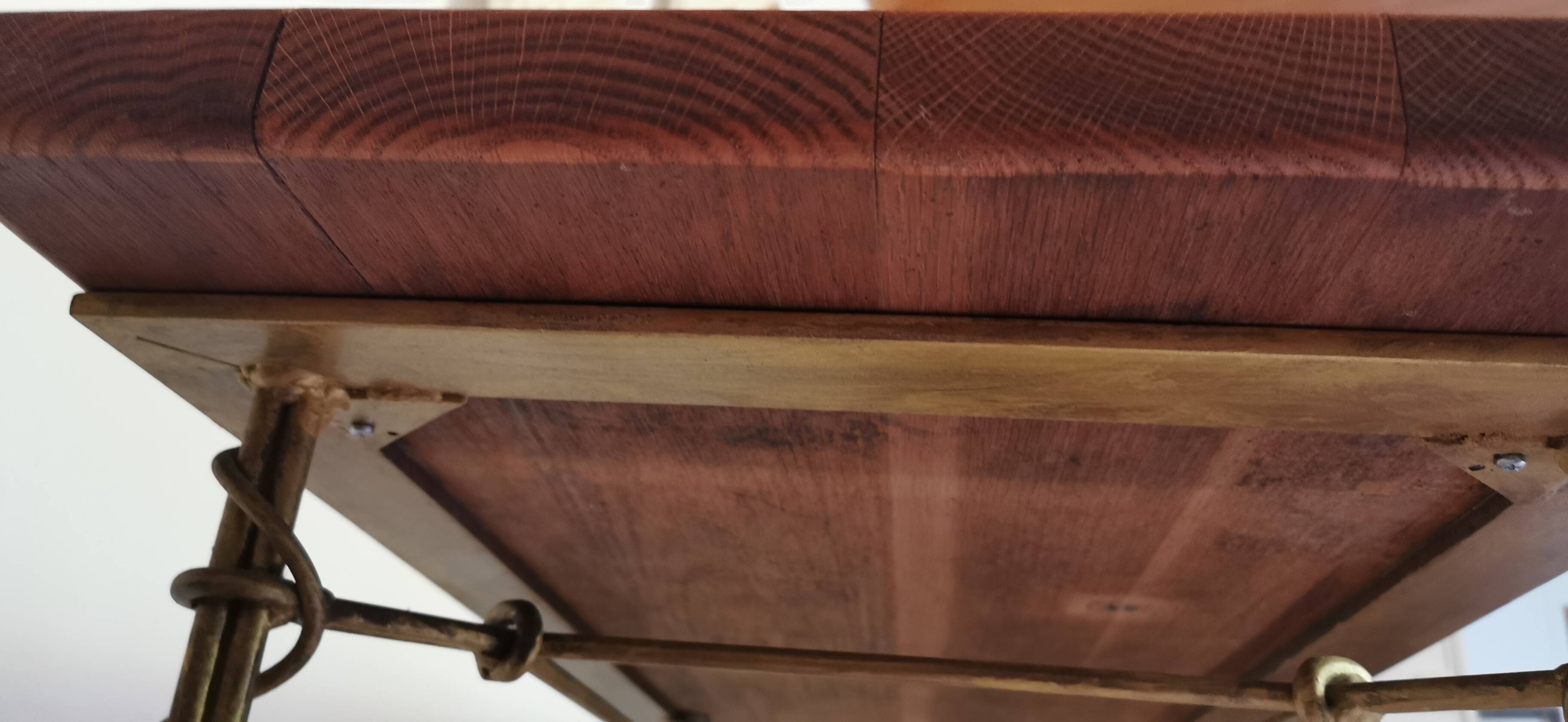 Console et table d'appoint en fer forgé imitant le lierre