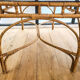 Ensemble table et chaises en rotin