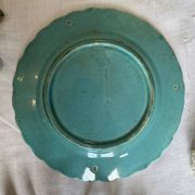 Bird plate earthenware