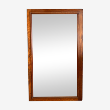 Vintage wooden door mirror 132x79