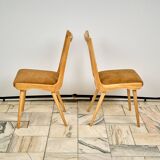 Set of 2 Dining Chairs, 1960s, Czechoslovakia
