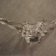 Cut crystal bowl signed daum france a459