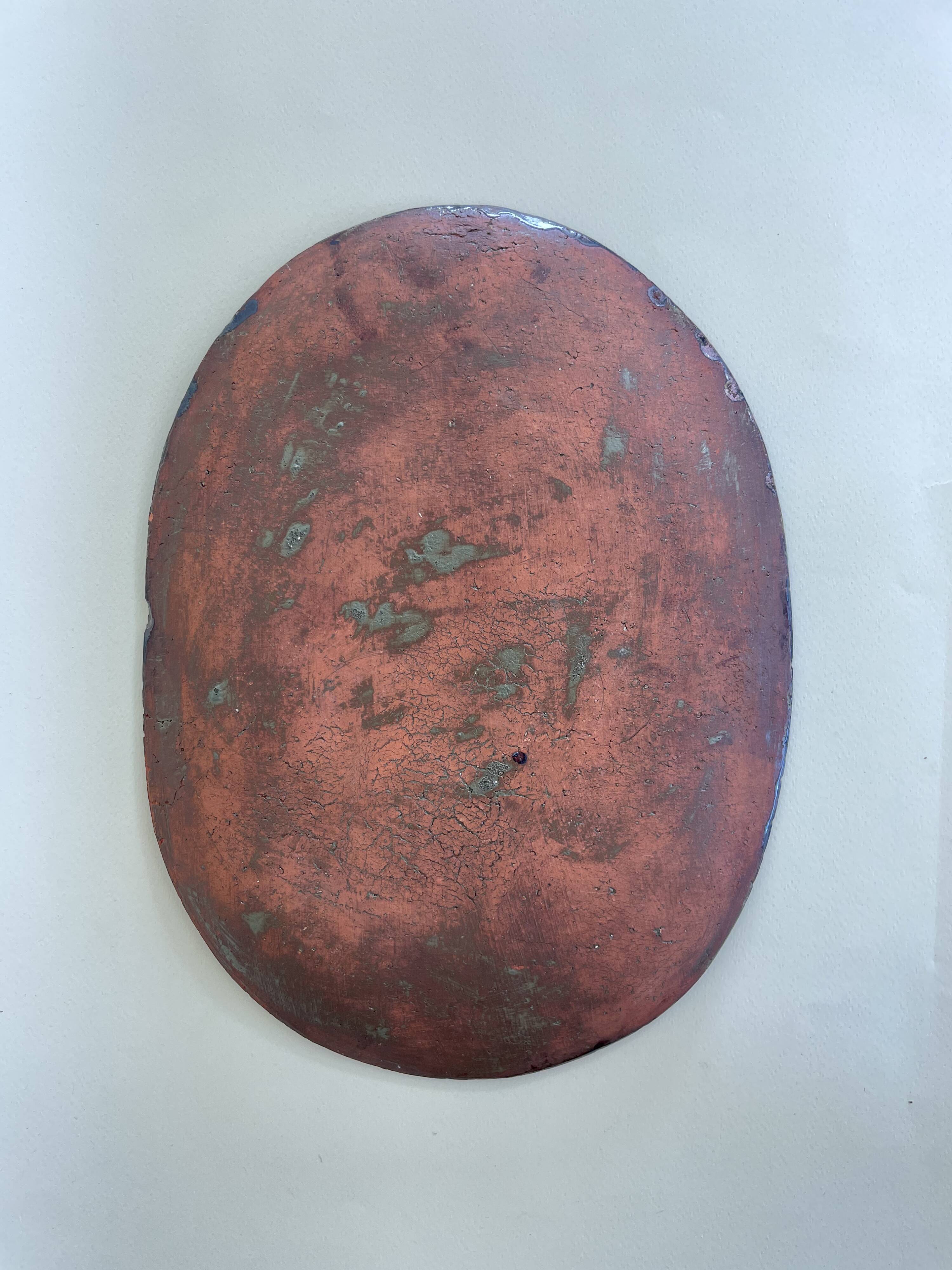 "Bon Appétit" Volcano Glazed Ceramic Dish