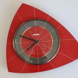 Red BAYARD formica wall clock