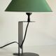 Lampe acier et tissu par madura