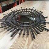 Old mirror sun design ortf 1960 vintage