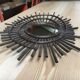 Old mirror sun design ortf 1960 vintage
