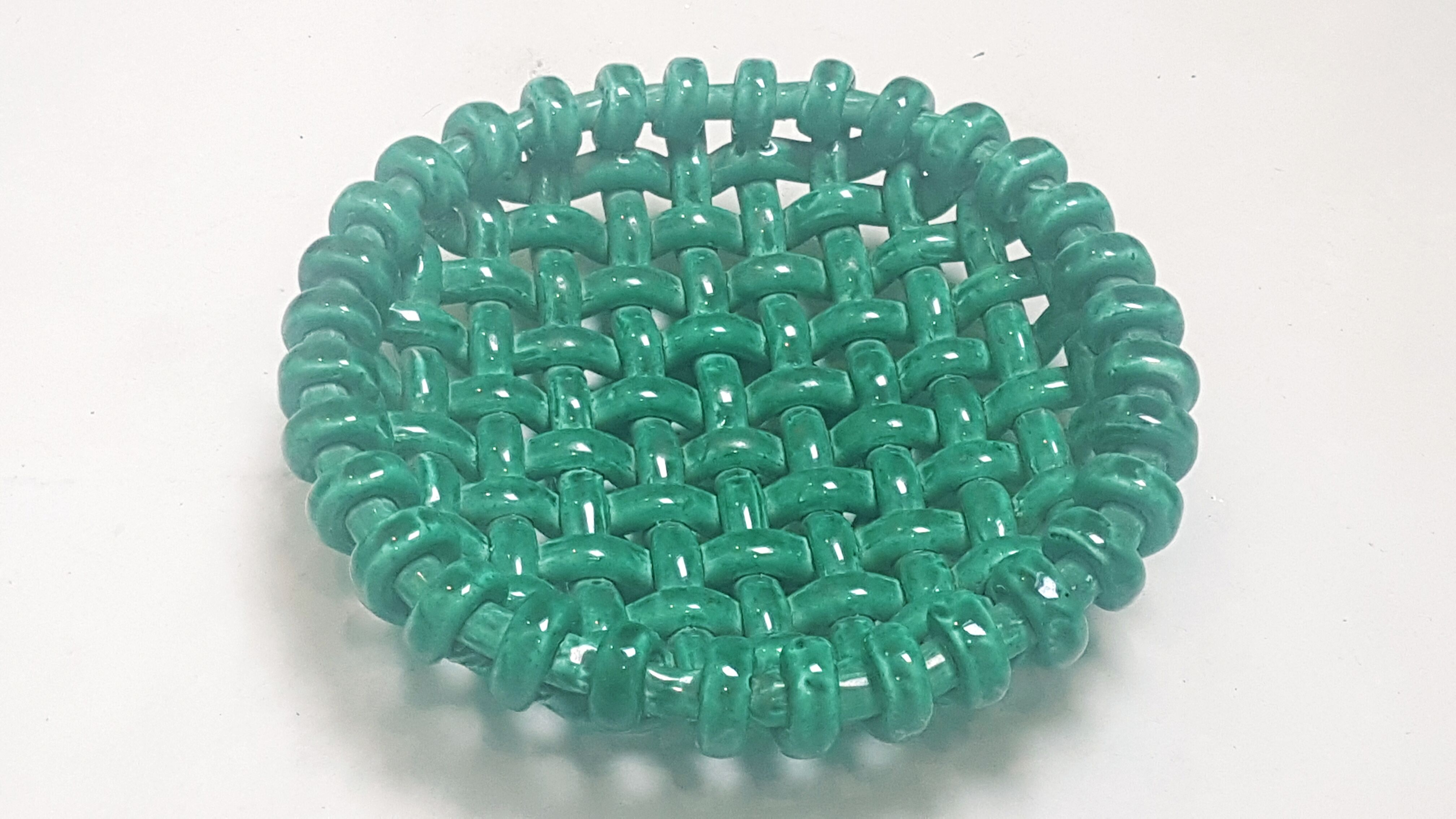 Ceramic braided cut of Vallauris-Jérôme Massier 1850 1916