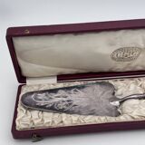 Silver-plated metal cake server, silversmith, Christophe model, Japan