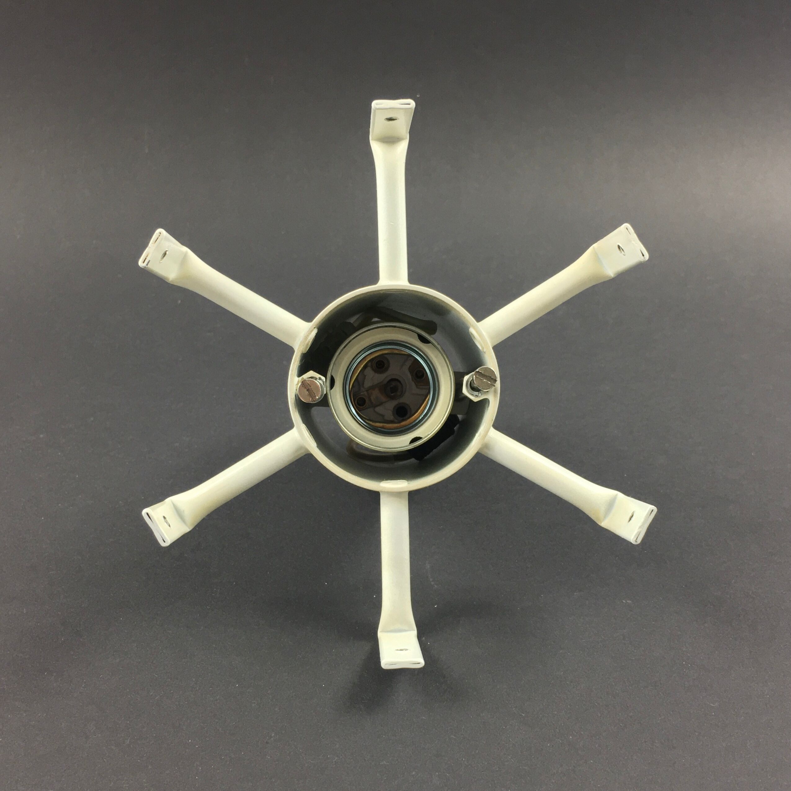 Mid-Century Murano Ice Glass Ceiling Lamp by J.T. Kalmar, Austria, 1960s