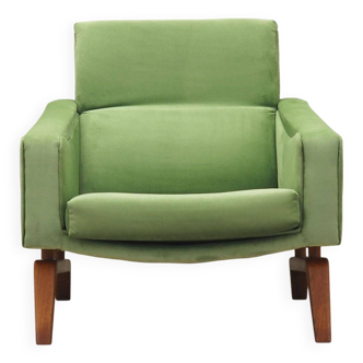 Green armchair, Danish design, 1970s, production: Denmark