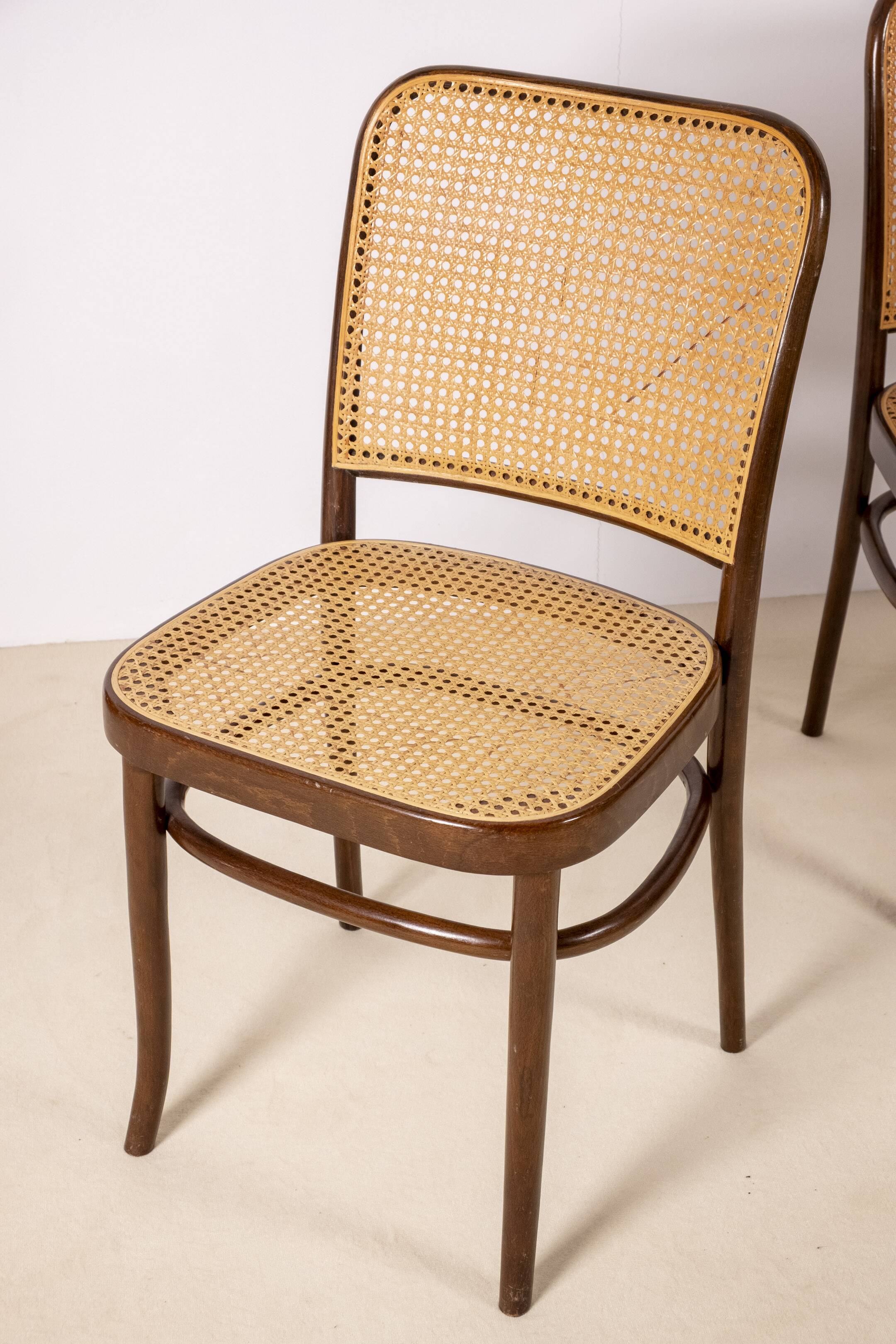 2x Josef Hoffmann dining chair Model 811