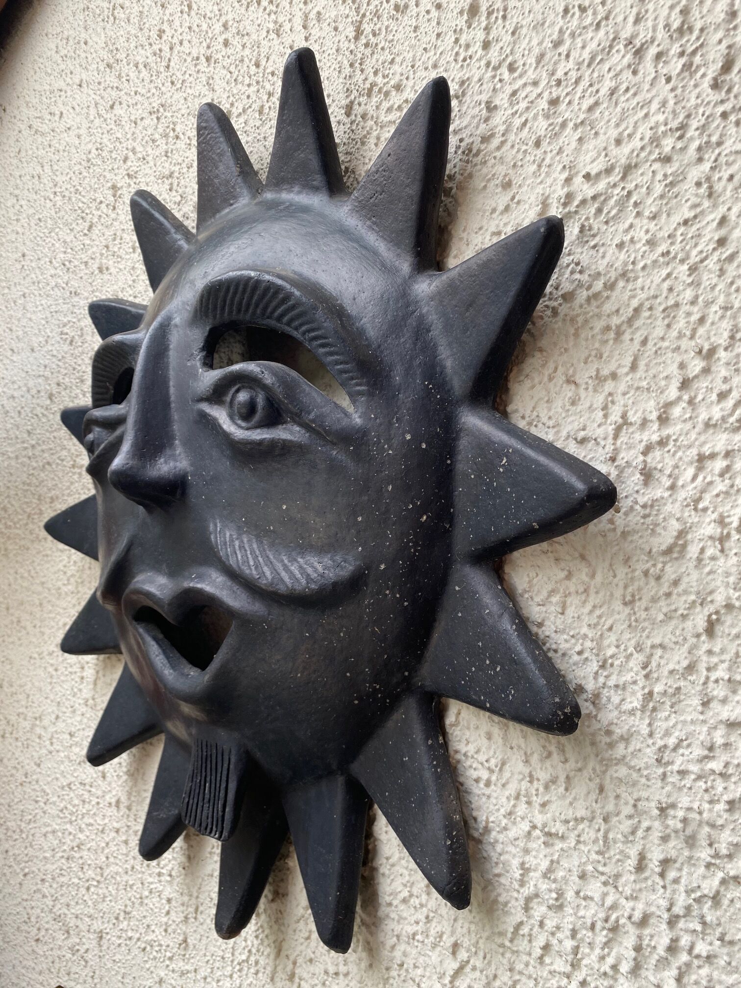 Black ceramic sun
