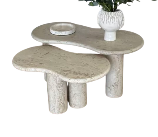 Organic coffee tables x 100% David Stone