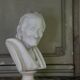 Marble bust, Voltaire after Jean Antoine Houdon, 19th-century copy.