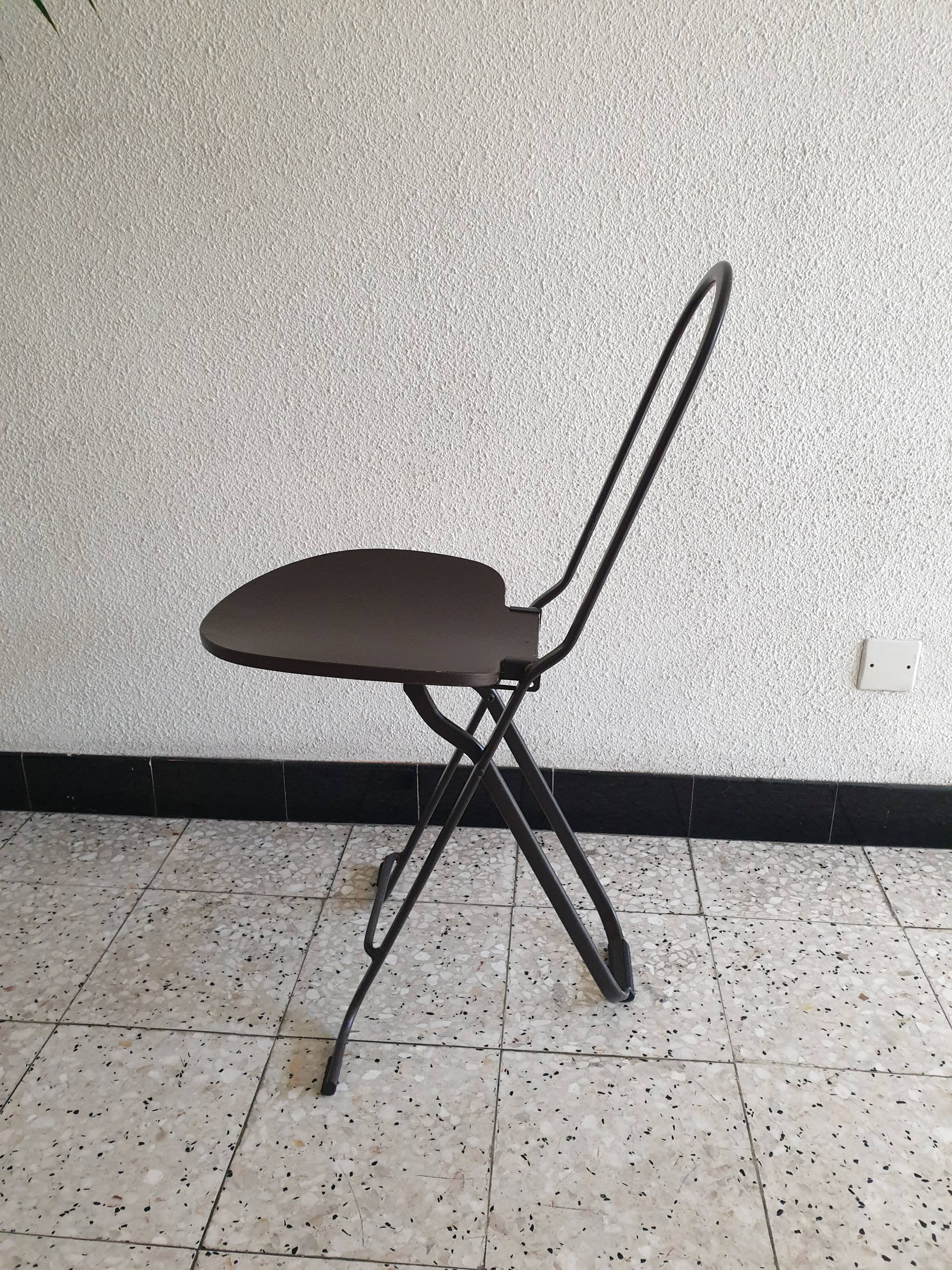 DAFNE folding chair by Gastone Rinaldi for Thema Italy 70's