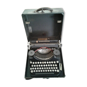 Machine à écrire vintage underwood