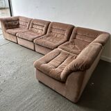 1970s Mid-Century modern  modular sofa by Rodney Kinsman for OMK