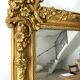 Antique gilded mirror from the 19th century