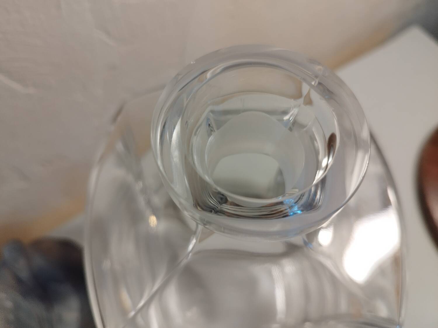 Crystal whiskey decanter