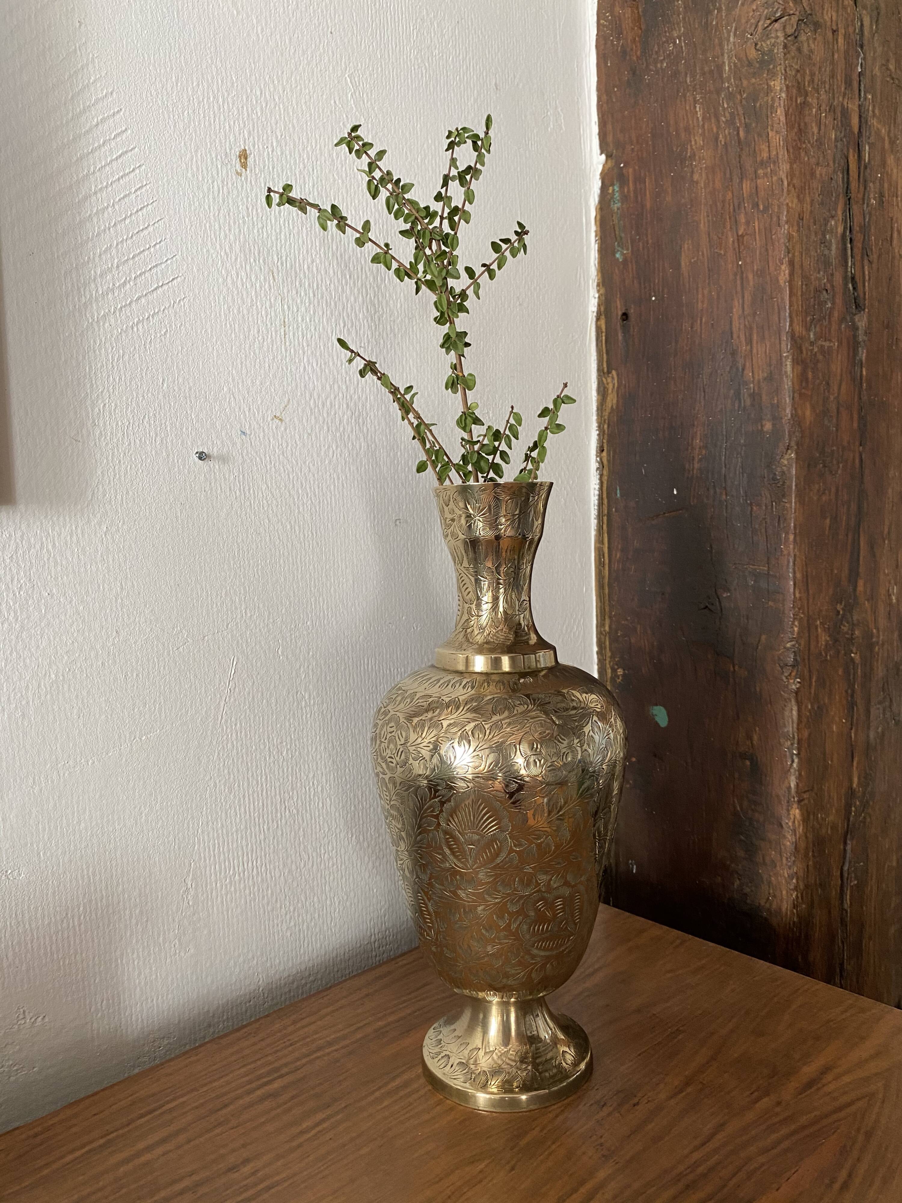 Brass vase