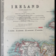 Carte ancienne L’Irlande de Keith Johnston - XIXe