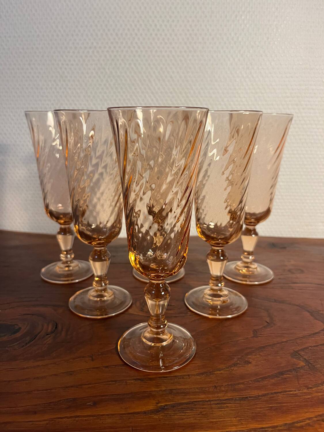 Rosaline glass champagne flute or coupe