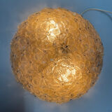 Murano Glass Flower Seguso Flushmounts Set of 2 1960’s